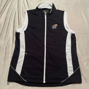 Black/White Kansas Golf Vest